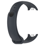 Solid Color Stainless Steel Plug Replacement Watch Band, For Xiaomi Mi Band 8