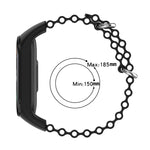 Solid Color Marine Silicone Breathable Watch Band, For Xiaomi Mi Band 7 / 6 / 5 / 4 / 3