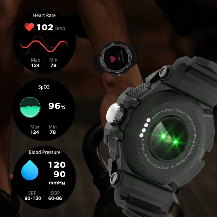 OVISEN GT100 1.39 inch TFT Screen 2 in 1 Bluetooth Headset Smart Watch, Support Blood Oxygen Monitoring/Bluetooth Music