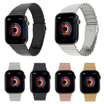Ocean Metal Replacement Watch Band, For Apple Watch SE 2023 44mm, For Apple Watch Ultra 49mm, For Apple Watch 8 41mm, For Apple Watch 8 45mm, For Apple Watch SE 2023 40mm, For Apple Watch 7 45mm, For Apple Watch SE 2022 40mm, For Apple Watch SE 2022 44...