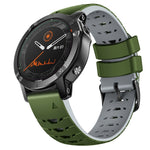22mm Trapezoidal Quick Release Silicone Watch Band, For Garmin Fenix 7