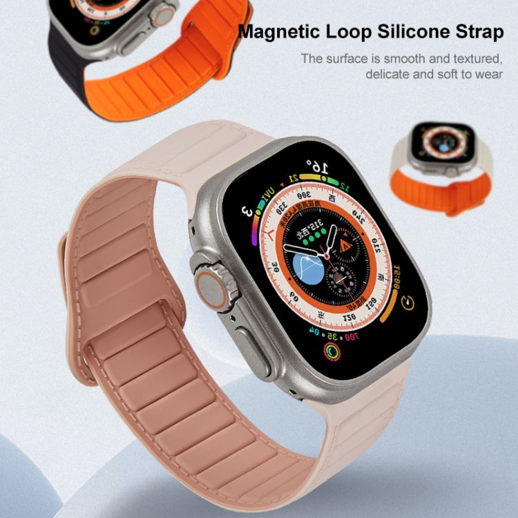 Loop Magnetic Silicone Watch Band, For Apple Watch 8 45mm, For Apple Watch SE 2022 40mm, For Apple Watch SE 2022 44mm
