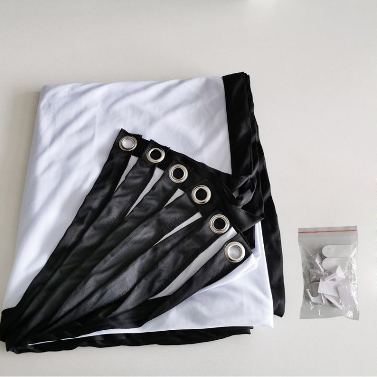 Simple Folding Thin Polyester Projector Film Curtain, 30 inch 16:9, 150 inch 4:3, 150 inch 16:9, 180 inch 16:9, 200 inch 16:9