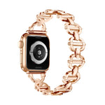 Ladder Buckle Metal Watch Band, For Apple Watch Ultra 49mm, For Apple Watch 8 41mm, For Apple Watch 8 45mm, For Apple Watch SE 2022 40mm, For Apple Watch SE 2022 44mm, For Apple Watch 7 41mm, For Apple Watch 7 45mm, For Apple Watch SE 40mm             ...