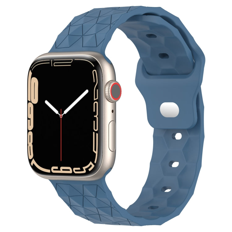 Football Texture Silicone Watch Band, For Apple Watch 7 41mm, For Apple Watch 7 45mm, For Apple Watch SE 40mm, For Apple Watch SE 44mm