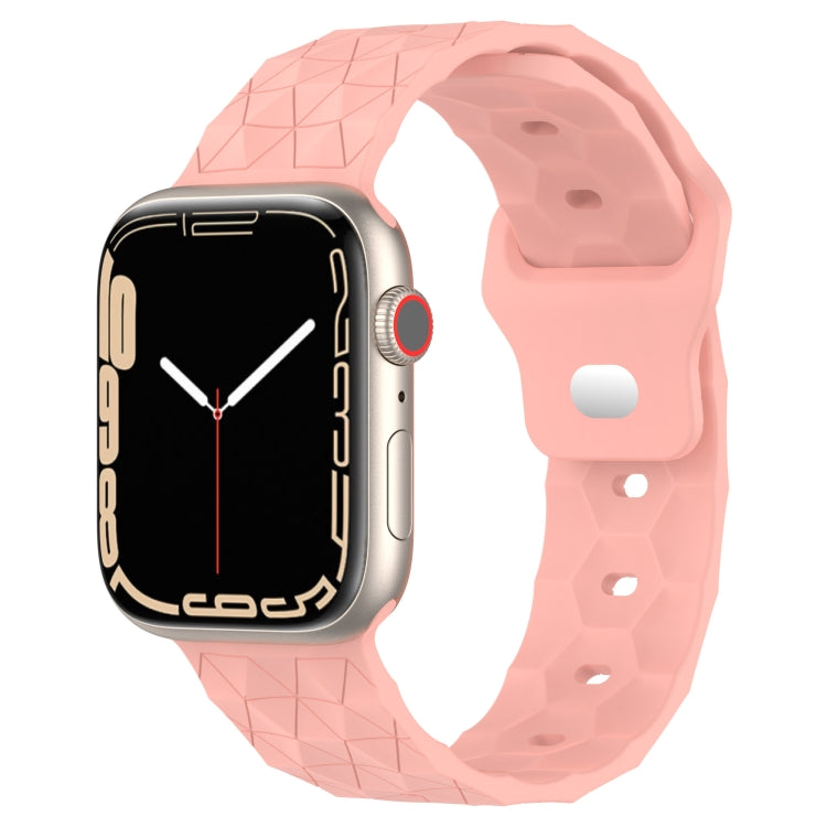 Football Texture Silicone Watch Band, For Apple Watch 4 44mm, For Apple Watch 4 40mm, For Apple Watch 3 38mm, For Apple Watch 3 42mm