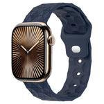 Football Texture Silicone Watch Band, For Apple Watch Series 10 46mm, For Apple Watch Series 10 42mm, For Apple Watch SE 2023 44mm, For Apple Watch SE 2023 40mm