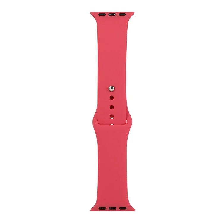 Silicone Watch Replacement Strap, Short Section (Female), For Apple Watch Series 8&7 41mm / SE 2&6&SE&5&4 40mm / 3&2&1 38mm