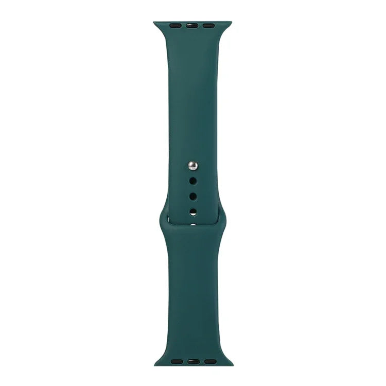 Silicone Watch Replacement Strap, Short Section (Female), For Apple Watch Series 8&7 41mm / SE 2&6&SE&5&4 40mm / 3&2&1 38mm