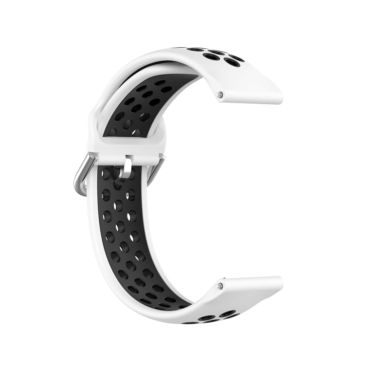 For Fitbit Versa 2 / Versa / Versa Lite / Blaze 23mm Sports Two Colors Silicone Replacement Strap Watchband