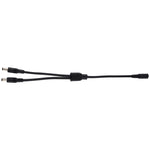 5.5 x 2.1mm Female to Male Plug DC Power Splitter Adapter Power Cable, 30cm, 70cm