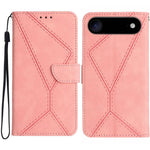 Stitching Embossed Leather Phone Case, For iPhone 17e / 16e, For iPhone 17 Pro Max, For iPhone 17 Pro, For iPhone 17, For iPhone Air, For iPhone 16 Pro Max, For iPhone 16 Pro, For iPhone 16 Plus
