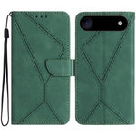 Stitching Embossed Leather Phone Case, For iPhone 17e / 16e, For iPhone 17 Pro Max, For iPhone 17 Pro, For iPhone 17, For iPhone Air, For iPhone 16 Pro Max, For iPhone 16 Pro, For iPhone 16 Plus