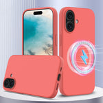 Shockproof Silicone Magsafe Phone Case, For iPhone 16 Pro Max, For iPhone 16 Pro, For iPhone 16 Plus, For iPhone 16, For iPhone 15 Pro Max