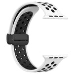 Magnetic Buckle Silicone Watch Band, For Apple Watch Ultra 49mm, For Apple Watch SE 2023 44mm, For Apple Watch SE 2023 40mm