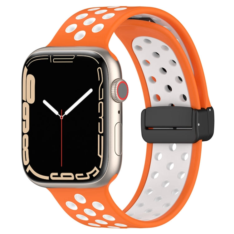 Magnetic Buckle Silicone Watch Band, For Apple Watch 8 41mm, For Apple Watch 8 45mm, For Apple Watch Ultra 2 49mm