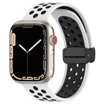 Magnetic Buckle Silicone Watch Band, For Apple Watch 8 41mm, For Apple Watch 8 45mm, For Apple Watch Ultra 2 49mm