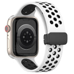 Magnetic Buckle Silicone Watch Band, For Apple Watch SE 40mm, For Apple Watch SE 44mm, For Apple Watch 6 40mm