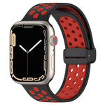 Magnetic Buckle Silicone Watch Band, For Apple Watch 3 42mm, For Apple Watch 2 42mm, For Apple Watch 2 38mm