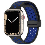 Magnetic Buckle Silicone Watch Band, For Apple Watch 3 42mm, For Apple Watch 2 42mm, For Apple Watch 2 38mm