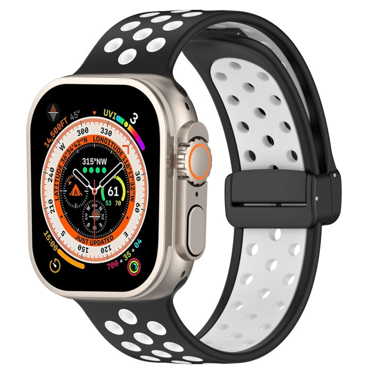 Magnetic Buckle Silicone Watch Band, For Apple Watch 8 41mm, For Apple Watch 8 45mm, For Apple Watch Ultra 2 49mm