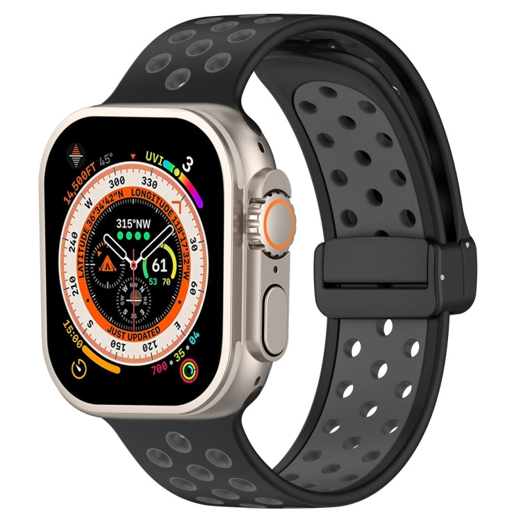 Magnetic Buckle Silicone Watch Band, For Apple Watch 8 41mm, For Apple Watch 8 45mm, For Apple Watch Ultra 2 49mm