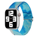 Painted Pattern Nylon Replacement Watch Band, For Apple Watch 4 44mm, For Apple Watch 4 40mm, For Apple Watch 3 38mm, For Apple Watch 3 42mm, For Apple Watch 2 42mm, For Apple Watch 2 38mm