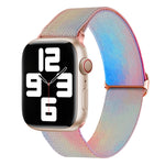 Painted Pattern Nylon Replacement Watch Band, For Apple Watch 4 44mm, For Apple Watch 4 40mm, For Apple Watch 3 38mm, For Apple Watch 3 42mm, For Apple Watch 2 42mm, For Apple Watch 2 38mm
