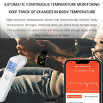 ET540 1.91 inch IP67 Waterproof Silicone Band Smart Watch, Support ECG / Non-invasive Blood Glucose Measurement, ET540 (Blue), ET540 (Red)