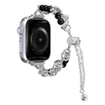 Pearl Bracelet Metal Watch Band, For Apple Watch SE 2023 44mm, For Apple Watch Ultra 49mm, For Apple Watch SE 2023 40mm, For Apple Watch 8 41mm, For Apple Watch Ultra 2 49mm, For Apple Watch 8 45mm, For Apple Watch SE 2022 40mm                         ...