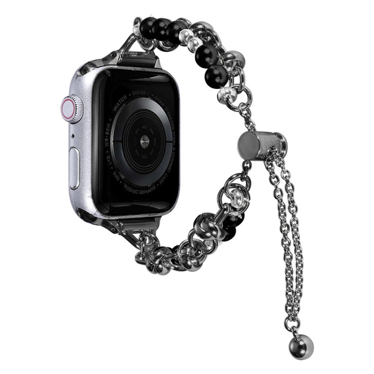 Pearl Bracelet Metal Watch Band, For Apple Watch SE 40mm, For Apple Watch SE 44mm, For Apple Watch 6 40mm, For Apple Watch 6 44mm, For Apple Watch 5 44mm, For Apple Watch 5 40mm, For Apple Watch 4 44mm, For Apple Watch 4 40mm, For Apple Watch 3 38mm   ...