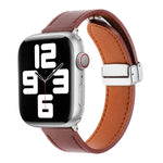 Magnetic Buckle Skin Feel Leather Watch Band, For Apple Watch 42mm, For Apple Watch 38mm, For Apple Watch Serie 3 38mm, For Apple Watch Serie 3 42mm, For Apple Watch Serie 2 42mm, For Apple Watch Serie 2 38mm