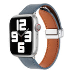 Magnetic Buckle Skin Feel Leather Watch Band, For Apple Watch Serie 6 40mm, For Apple Watch Serie 6 44mm, For Apple Watch Serie 5 44mm, For Apple Watch Serie 5 40mm, For Apple Watch Serie 4 44mm, For Apple Watch 42mm
