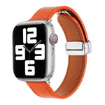 Magnetic Buckle Skin Feel Leather Watch Band, For Apple Watch 42mm, For Apple Watch 38mm, For Apple Watch Serie 3 38mm, For Apple Watch Serie 3 42mm, For Apple Watch Serie 2 42mm, For Apple Watch Serie 2 38mm