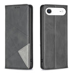 Rhombus Texture Magnetic Leather Phone Case, For iPhone 17 Pro Max, For iPhone 17 Pro, For iPhone 17, For iPhone Air, For iPhone 16 Pro Max, For iPhone 16 Pro, For iPhone 16 Plus, For iPhone 16