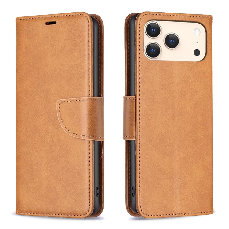 Lambskin Texture Pure Color Flip Leather Phone Case, For iPhone 17 Pro Max, For iPhone 17 Pro, For iPhone 17, For iPhone Air, For iPhone 16 Pro Max, For iPhone 16 Pro, For iPhone 16 Plus, For iPhone 16