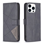 Magnetic Buckle Rhombus Texture Leather Phone Case, For iPhone 18 Pro/17 Pro, For iPhone 18 Pro Max/17 Pro Max, For iPhone 17, For iPhone 17 Air, For iPhone 16 Pro Max, For iPhone 16 Pro, For iPhone 16 Plus, For iPhone 16