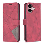 Magnetic Buckle Rhombus Texture Leather Phone Case, For iPhone 18 Pro/17 Pro, For iPhone 18 Pro Max/17 Pro Max, For iPhone 17, For iPhone 17 Air, For iPhone 16 Pro Max, For iPhone 16 Pro, For iPhone 16 Plus, For iPhone 16
