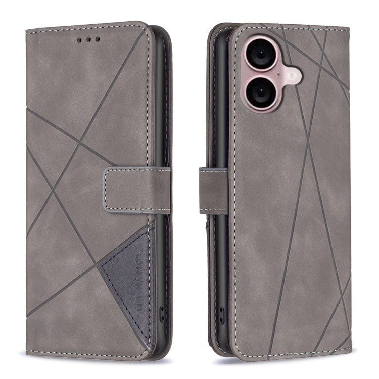 Magnetic Buckle Rhombus Texture Leather Phone Case, For iPhone 18 Pro/17 Pro, For iPhone 18 Pro Max/17 Pro Max, For iPhone 17, For iPhone 17 Air, For iPhone 16 Pro Max, For iPhone 16 Pro, For iPhone 16 Plus, For iPhone 16