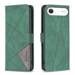 Magnetic Buckle Rhombus Texture Leather Phone Case, For iPhone 18 Pro/17 Pro, For iPhone 18 Pro Max/17 Pro Max, For iPhone 17, For iPhone 17 Air, For iPhone 16 Pro Max, For iPhone 16 Pro, For iPhone 16 Plus, For iPhone 16