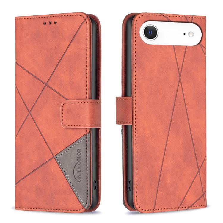 Magnetic Buckle Rhombus Texture Leather Phone Case, For iPhone 18 Pro/17 Pro, For iPhone 18 Pro Max/17 Pro Max, For iPhone 17, For iPhone 17 Air, For iPhone 16 Pro Max, For iPhone 16 Pro, For iPhone 16 Plus, For iPhone 16