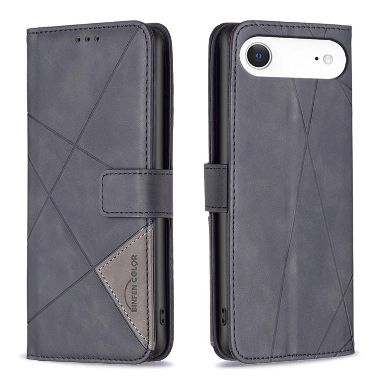 Magnetic Buckle Rhombus Texture Leather Phone Case, For iPhone 18 Pro/17 Pro, For iPhone 18 Pro Max/17 Pro Max, For iPhone 17, For iPhone 17 Air, For iPhone 16 Pro Max, For iPhone 16 Pro, For iPhone 16 Plus, For iPhone 16