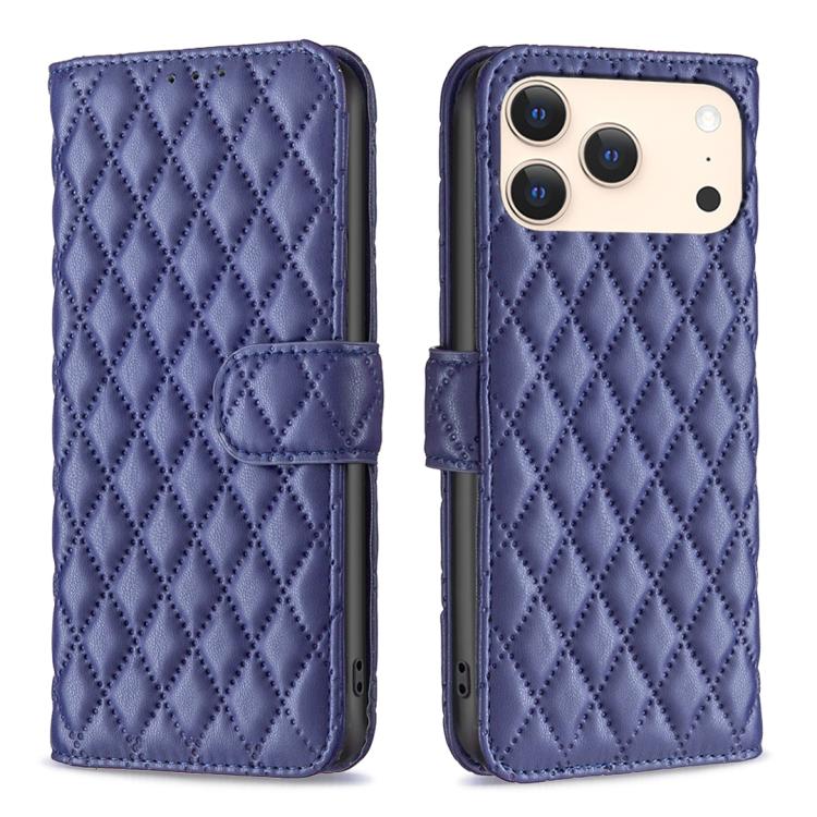 Diamond Lattice Wallet Flip Leather Phone Case, For iPhone 18 Pro/17 Pro, For iPhone 18 Pro Max/17 Pro Max, For iPhone 17e / 16e, For iPhone 17, For iPhone Air, For iPhone 16 Pro Max, For iPhone 16 Pro, For iPhone 16 Plus