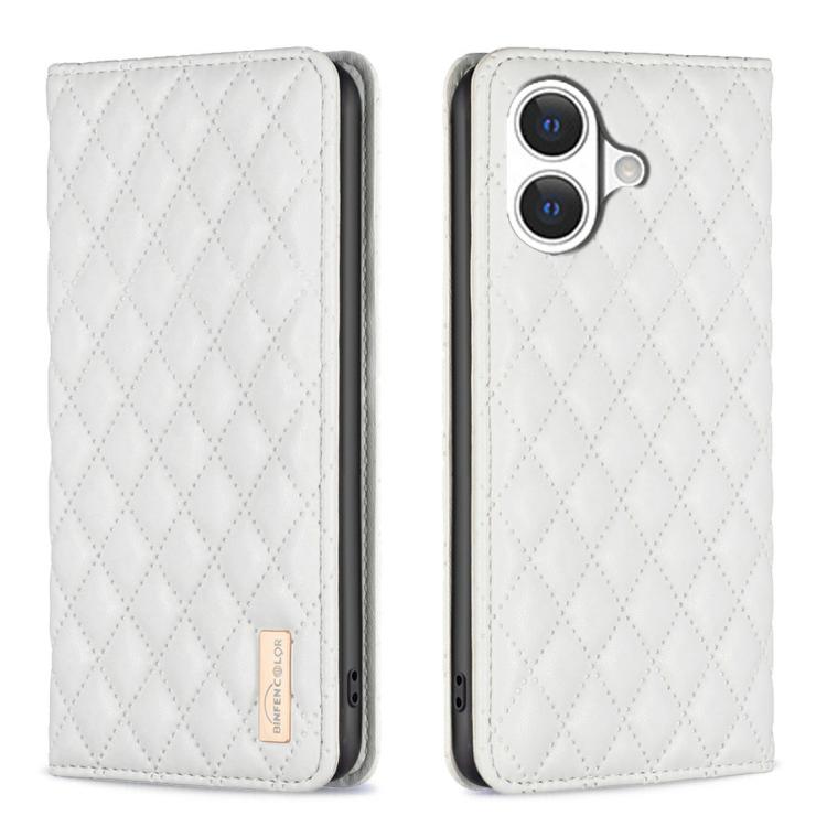 Diamond Lattice Magnetic Leather Flip Phone Case, For iPhone 18 Pro/17 Pro, For iPhone 18 Pro Max/17 Pro Max, For iPhone 17, For iPhone 17 Air, For iPhone 16 Pro Max, For iPhone 16 Pro, For iPhone 16 Plus, For iPhone 16