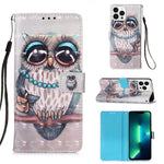 3D Painting Horizontal Flip Leather Phone Case, For iPhone 16 Pro, For iPhone 16 Plus, For iPhone 16, For iPhone 15 Pro Max, For iPhone 15 Pro, For iPhone 15 Plus