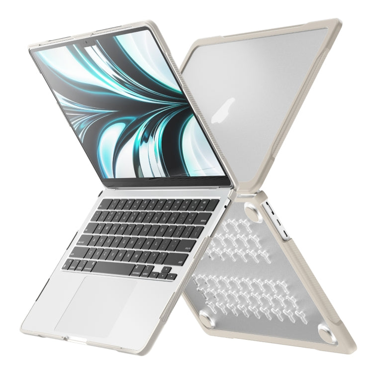 Translucent Laptop Protective Case, For MacBook Air 13.6 inch A2681 2022 / M3 2024 A3113 / M4 2025 A3240