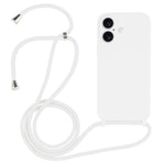 Crossbody Lanyard Liquid Silicone Case, For iPhone 17 Pro Max, For iPhone 17 Pro, For iPhone 17, For iPhone Air