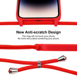 Crossbody Lanyard Liquid Silicone Case, For iPhone 17 Pro Max, For iPhone 17 Pro, For iPhone 17, For iPhone Air