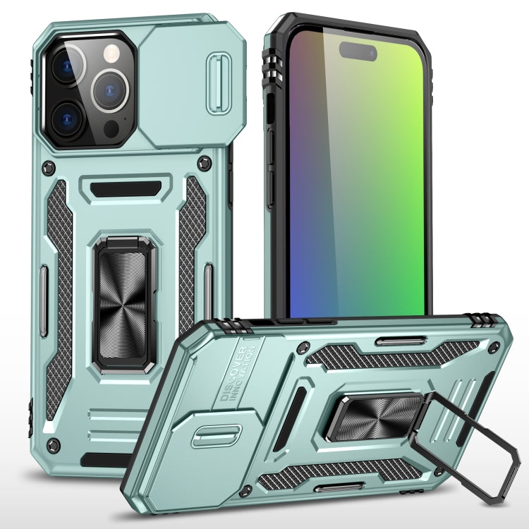 Armor PC + TPU Camera Shield Phone Case, For iPhone 16 Pro, For iPhone 16 Plus, For iPhone 16, For iPhone 15 Pro Max, For iPhone 15 Pro, For iPhone 15 Plus