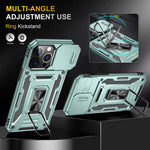 Armor PC + TPU Camera Shield Phone Case, For iPhone 16 Pro, For iPhone 16 Plus, For iPhone 16, For iPhone 15 Pro Max, For iPhone 15 Pro, For iPhone 15 Plus